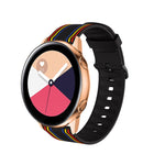 20mm For Huami Amazfit GTS / Samsung Galaxy Watch Active 2 / Huawei Watch GT2 42MM Striped Silicone Strap