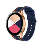 20mm For Huami Amazfit GTS / Samsung Galaxy Watch Active 2 / Huawei Watch GT2 42MM Striped Silicone Strap