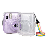 Richwell  Carry Case Bag Crystal Hard Cover with Shoulder Strap For Fujifilm Instax Mini 11