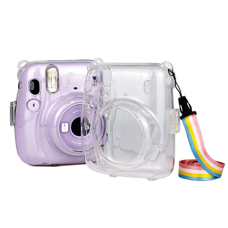 Richwell  Carry Case Bag Crystal Hard Cover with Shoulder Strap For Fujifilm Instax Mini 11