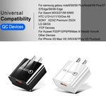 شاحن سريع صغير QC3.0 USB بقدرة 18 واط للهواتف المحمولة والأجهزة اللوحية، قابس الولايات المتحدة، قابس الولايات المتحدة