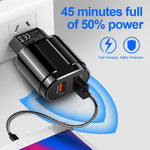 رأس شاحن سفر محمول مزدوج USB لهواتف المحمول والأجهزة اللوحية، قابس الاتحاد الأوروبي، قابس الاتحاد الأوروبي
