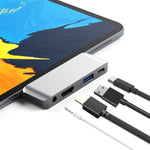 محول متعدد الوظائف 4 في 1 من نوع Type-C / USB-C إلى HDMI + AUX + USB + PD Type-C / USB-C HUB