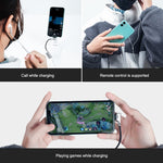 ENKAY ENK-AT103 8 Pin to 3.5mm Audio ＆ 8 Pin Charging Interfaces Converter Zinc Alloy Adapter, 3.5mm Audio ＆ 8 Pin Charging