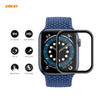 ENKAY Hat-Prince 0.2mm 9H Surface Hardness 3D Explosion-proof Aluminum Alloy Edge Full Screen Tempered Glass Screen Film, For Apple Watch 6/5/4/SE 40mm, For Apple Watch 6/5/4/SE 44mm