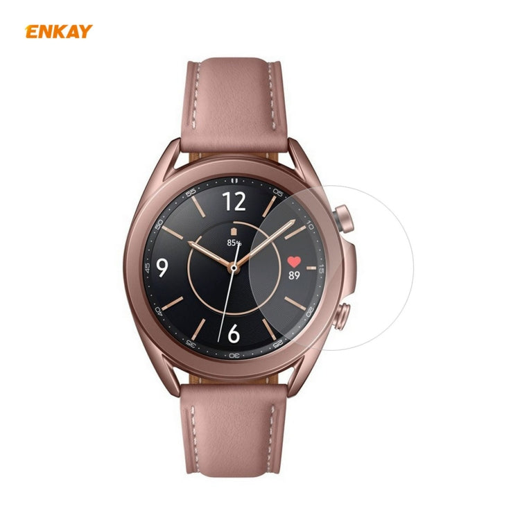 2 PCS ENKAY Hat-Prince Clear HD PET Screen Protector Film, For Samsung Galaxy Watch3 41mm