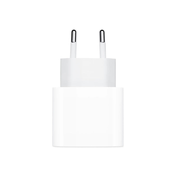 شاحن سفر بواجهة USB-C / Type-C منفردة بقوة 20 واط، قابس الاتحاد الأوروبي، 20 واط فعلي