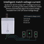 كابل بيانات 2 في 1 USB إلى USB-C / Type-C + شاحن سريع عالمي 30 واط QC 3.0 USB + منفذي USB 2.0 بتيار 2.4 أمبير لهواتف المحمول والأجهزة اللوحية وأجهزة الكمبيوتر، مجموعة شاحن سفر، قابس أمريكي، مع كابل USB-C / Type-C، قابس أمريكي