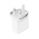 كابل بيانات 2 في 1 USB إلى USB-C / Type-C + شاحن سريع عالمي 30 واط QC 3.0 USB + منفذي USB 2.0 بتيار 2.4 أمبير لهواتف المحمول والأجهزة اللوحية وأجهزة الكمبيوتر، مجموعة شاحن سفر، قابس بريطاني، مع كابل USB-C / Type-C، قابس بريطاني