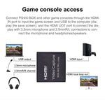بطاقة التقاط فيديو HDMI بدقة HD 1080P 4K، HDMI إلى USB 2.0 صندوق التقاط الفيديو