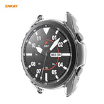 2 in 1 ENKAY Hat-Prince Transparent Soft TPU Case + 0.2mm 9H 2.15D Curved Edge Tempered Glass Film, For Samsung Galaxy Watch 3 45mm