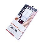 شاحن سفر USB محمول LZ-023 18W QC 3.0 + كابل بيانات USB إلى Type-C 3A، قابس أوروبي، كابل بيانات Type-C، قابس أوروبي