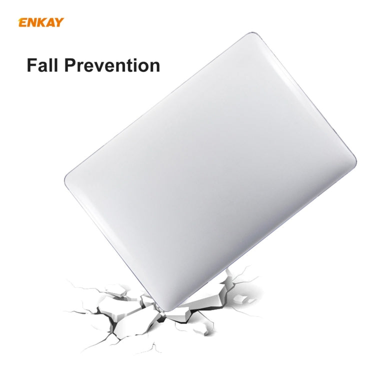 مجموعة ENKAY 3 في 1: غطاء حماية شفاف للابتوب + فيلم لوحة مفاتيح TPU نسخة الاتحاد الأوروبي + مجموعة سدادات مضادة للغبار لماك بوك برو 13.3 بوصة A1708 (بدون شريط اللمس)، لماك بوك برو 13.3 بوصة A1708 (بدون شريط اللمس)