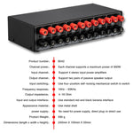 4 Input 2 Output Power Amplifier And Speaker Switcher Speaker Switch Splitter Comparator 300W Per Channel Without Loss Of Sound Quality, 4 In 2 Out