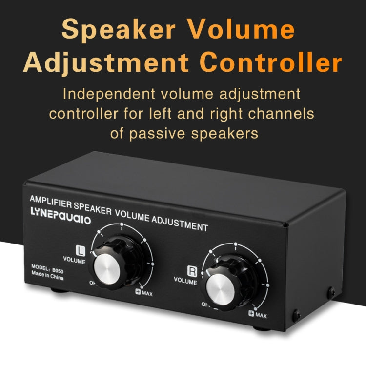 B050  Passive Speaker Volume Adjustment Controller,  Left And Right Channel Independent Volume Adjustment, 150W Per Channel, B050