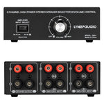B051 2 Input And 1 Output Power Amplifier And Speaker Selection Switcher Output With Volume Adjustment 2 Power Amplifiers Audio Switcher Switch Distribution Comparator, B051