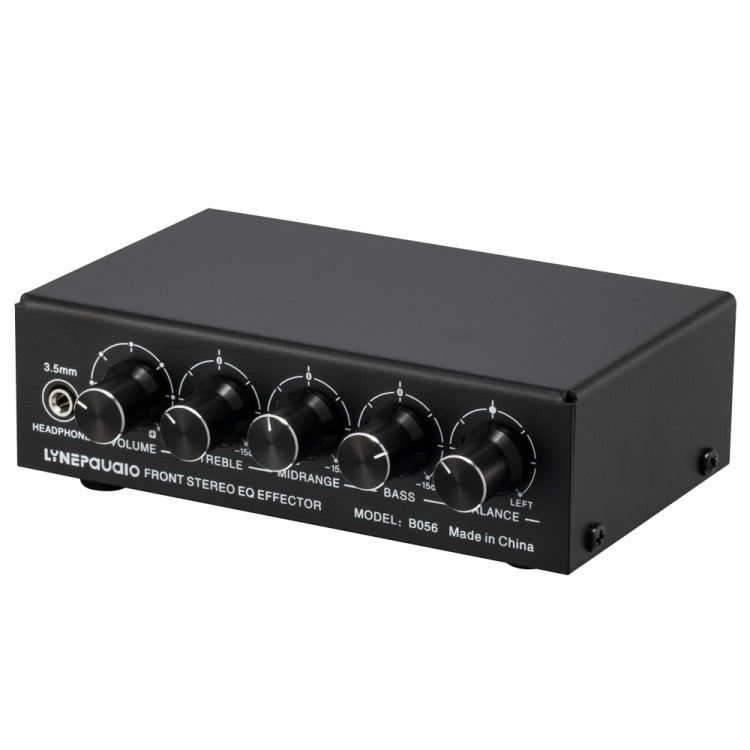 3-Channel Mixer Front Stereo Amplifier High / Mid / Bass Adjuster, USB 5V Power Supply, US Plug, B056