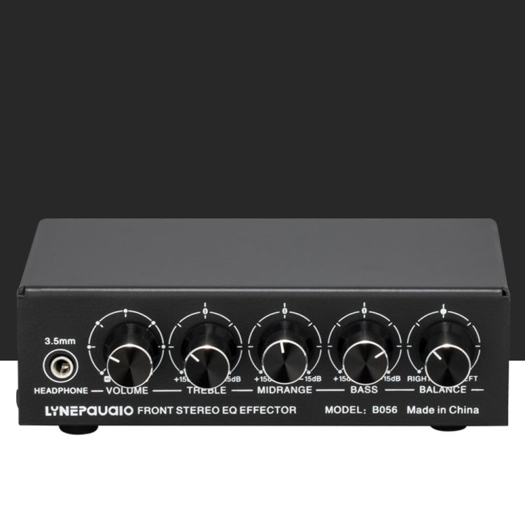 3-Channel Mixer Front Stereo Amplifier High / Mid / Bass Adjuster, USB 5V Power Supply, US Plug, B056