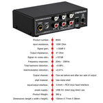3-Channel Mixer Front Stereo Amplifier High / Mid / Bass Adjuster, USB 5V Power Supply, US Plug, B056