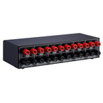 B032 2-in 4-out Power Amplifier Sound Switcher Speaker  Lossless Sound Quality 300W Per Channel Switch Distributor Comparator with Headset Monitoring Function / Audio Input, B032