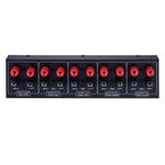 1 In And 4 Out Amplifier Sound Speaker Distributor, 4-Area Sound Source, Signal Distribution Panel, Single Audio Input, 300W Per Channel, B030