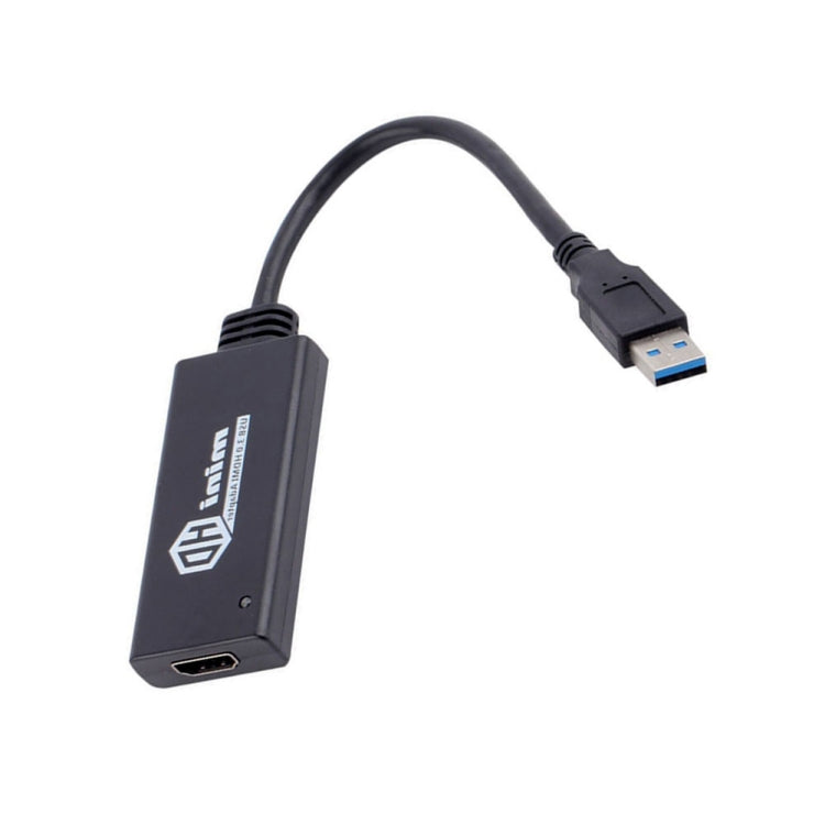 كابل محول USB 3.0 إلى HDMI عالي الدقة مع صوت، طول الكابل: 20 سم