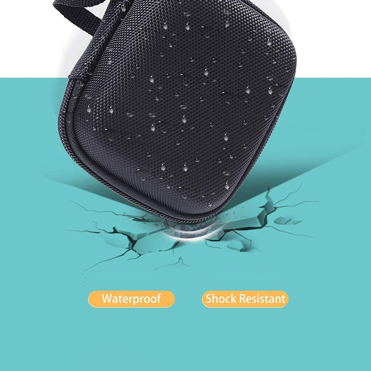 JD-275178 EVA Hard Case Travel Protective Carrying Storage Bag for JBL GO / JBL GO 2, Storage Bag Black, Storage Bag Black + Red