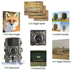 DL001 Hunting Camera 12MP 1080P 26 LEDs 940nm Night Vision, DL001