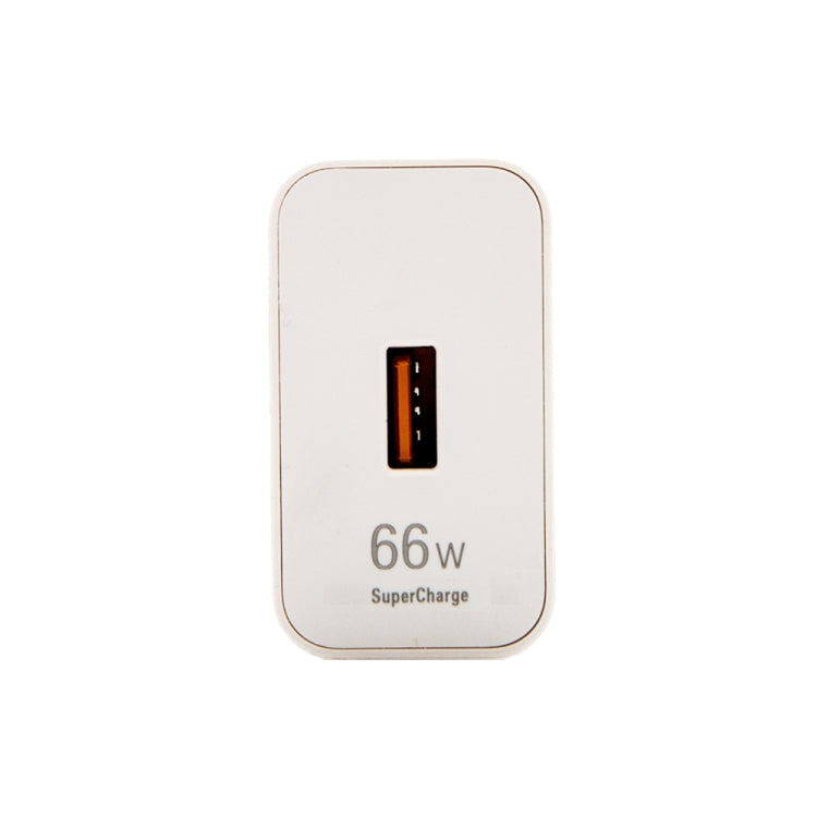 HW-66W 6A USB Fast Charging Travel Charger With EU Plug Conversion Head, With EU Plug
