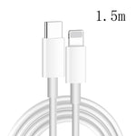 XJ-61 12W USB-C / Type-C to 8 Pin PD Fast Charging Cable, 1m, 1.5m, 2m