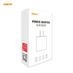 شاحن سفر محمول ENKAY Hat-Prince U090 20 واط PD + QC 3.0 بمنافذ مزدوجة للشحن السريع، قابس الولايات المتحدة