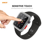 ENKAY Hat-prince Full Coverage TPU Case + Tempered Glass Protector for Apple Watch Series 6 / 5 / 4 / SE 44mm, For Apple Watch Series 6 / 5 / 4 / SE 44mm