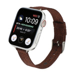 Woven Canvas Nylon Wrist Strap Watch Band, For Series 7 41mm / 6 & SE & 5 & 4 40mm / 3 & 2 & 1 38mm, For Series 7 45mm / 6 & SE & 5 & 4 44mm / 3 & 2 & 1 42mm