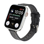 Woven Canvas Nylon Wrist Strap Watch Band, For Series 7 41mm / 6 & SE & 5 & 4 40mm / 3 & 2 & 1 38mm, For Series 7 45mm / 6 & SE & 5 & 4 44mm / 3 & 2 & 1 42mm