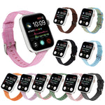 Woven Canvas Nylon Wrist Strap Watch Band, For Series 7 41mm / 6 & SE & 5 & 4 40mm / 3 & 2 & 1 38mm, For Series 7 45mm / 6 & SE & 5 & 4 44mm / 3 & 2 & 1 42mm