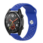 For Samsung Galaxy S3 / Galaxy Watch 46mm Vent Hole Silicone Watch Strap
