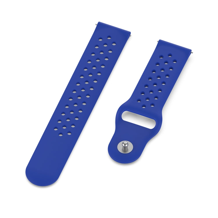 For Samsung Galaxy S3 / Galaxy Watch 46mm Vent Hole Silicone Watch Strap