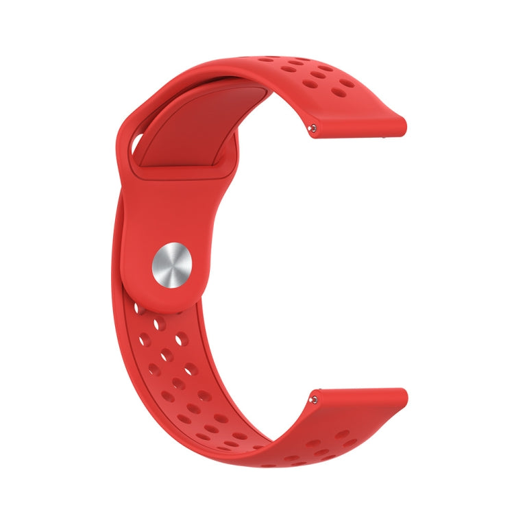 For Samsung Galaxy S3 / Galaxy Watch 46mm Vent Hole Silicone Watch Strap