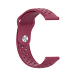 For Samsung Galaxy S3 / Galaxy Watch 46mm Vent Hole Silicone Watch Strap