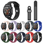 For Samsung Galaxy S3 / Galaxy Watch 46mm Vent Hole Silicone Watch Strap