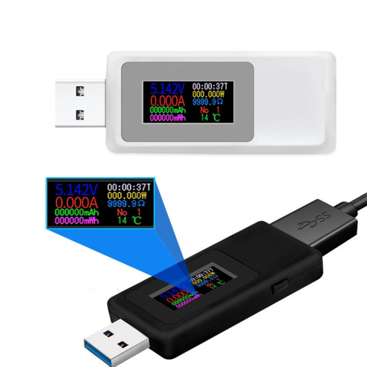 جهاز اختبار USB Keweisi KWS-MX19 كاشف التيار والجهد DC 4V-30V 0-5A، KWS-MX19