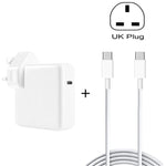 96W USB-C / Type-C Power Adapter Portable Charger with 1.8m USB-C / Type-C to USB-C / Type-C Charging Cable,, 96W UK Plug, 96W AU Plug, 96W US Plug, 96W EU Plug