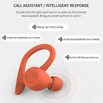 T20 TWS Bluetooth Hooks Wireless Sports Headphones with Charging Box IPX6 Waterproof Noise-cancelling Earphones