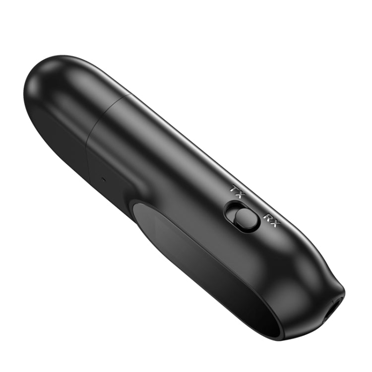 مستقبل ومرسل بلوتوث USB 5.0 T17 2 في 1 محول صوت مع شاشة LCD للكمبيوتر والتلفاز والسيارة 3.5 مم AUX، الإصدار 5.0