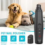 Electric Dog Nail Grinder USB Rechargeable Pet Painless Nail Clipper, Nail Grinder