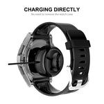 ENKAY Hat-Prince Transparente TPU-Schutzhülle mit Rundumschutz und HD-Klarsichthülle + Displayschutz aus gehärtetem Glas, für Samsung Galaxy Watch4 Classic 42 mm und 46 mm