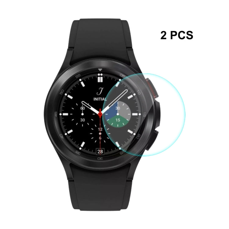 For Samsung Galaxy Watch4 Classic 46mm ENKAY Hat-Prince 0.2mm 9H 2.15D Curved Edge Tempered Glass Screen Protector Watch Film, 1 PCS, 2 PCS, 5 PCS, 10 PCS