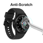 For Samsung Galaxy Watch4 Classic 42mm ENKAY Hat-Prince 0.2mm 9H 2.15D Curved Edge Tempered Glass Screen Protector Watch Film, 1 PCS, 2 PCS, 5 PCS, 10 PCS