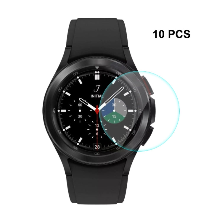 For Samsung Galaxy Watch4 Classic 42mm ENKAY Hat-Prince 0.2mm 9H 2.15D Curved Edge Tempered Glass Screen Protector Watch Film, 1 PCS, 2 PCS, 5 PCS, 10 PCS