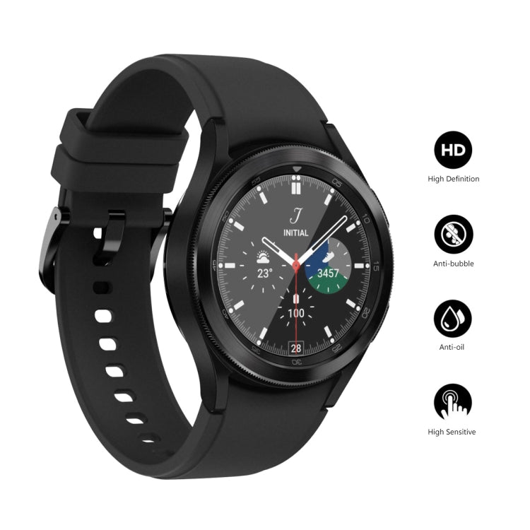 For Samsung Galaxy Watch4 Classic 46mm ENKAY Hat-Prince Full Screen Coverage Without Warping Edge TPU Soft Film, 1 PC, 2 PCS